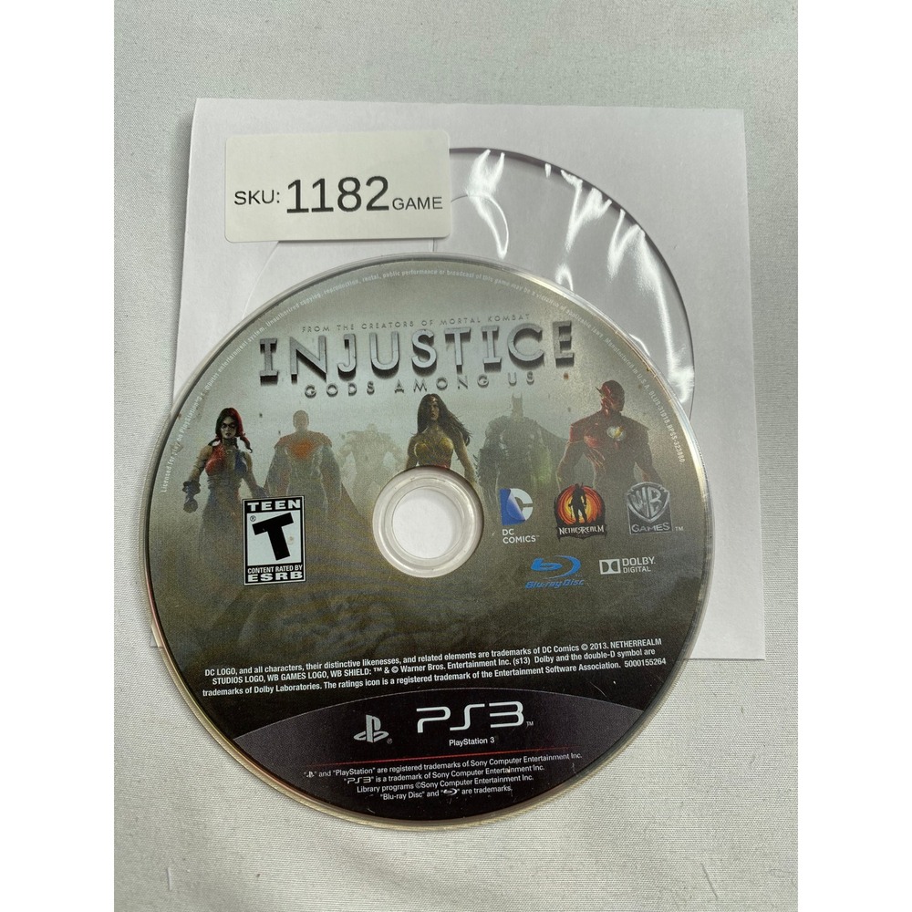 Injustice Gods Among Us Sony PlayStation 3